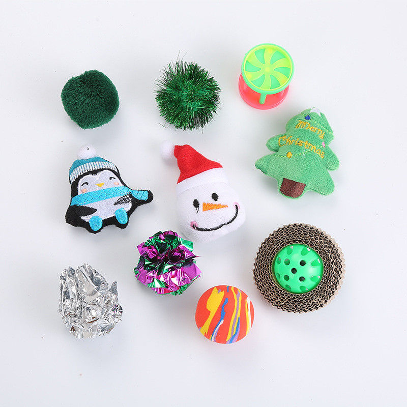 Wholesale Interactive Cat Toy Set 6 Pcs Toys For Cat,Cat Toys With Sound Pack,Cat Teaser Toy