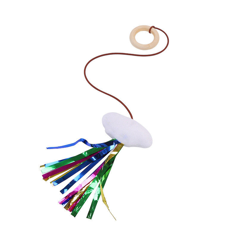Interactive Laser Cat Teaser Toy Feathers Wand Assorted Plush Vocal Shoes Birds Shape Cat Toy Set