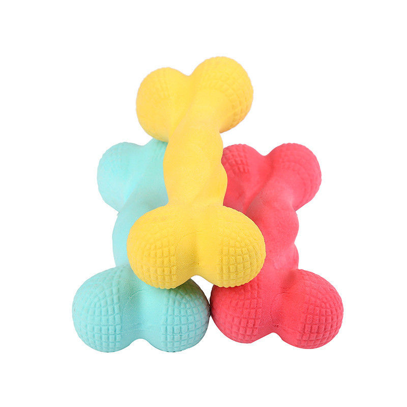 TPR Foaming Interactive Dog Bone Chew Toy 73g