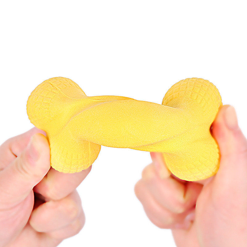 TPR Foaming Interactive Dog Bone Chew Toy 73g