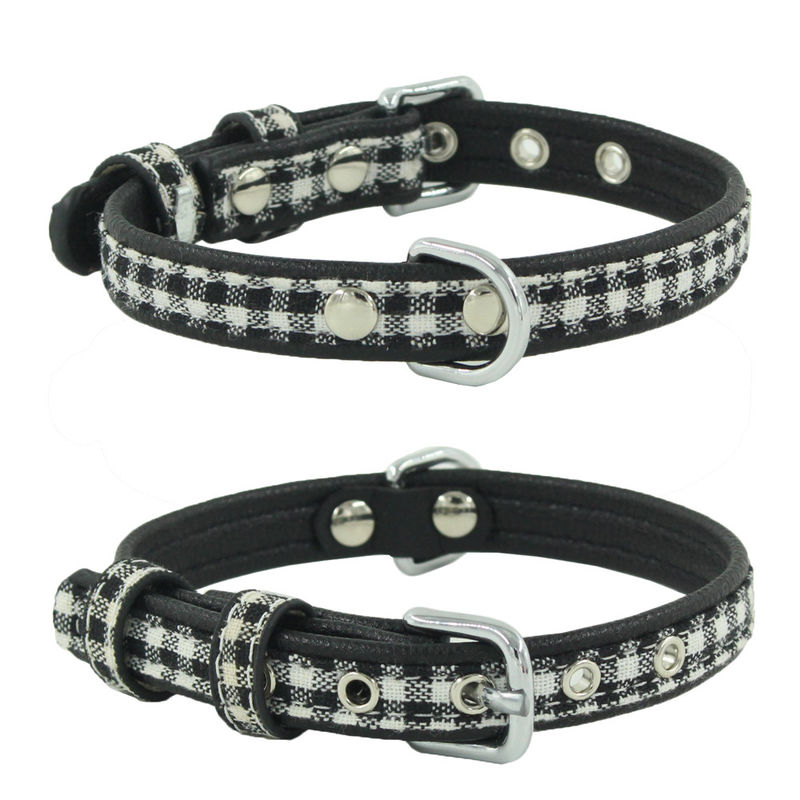 Customized Print Personalized Logo Dog Collar Adjustable Pet dog Neck Belt