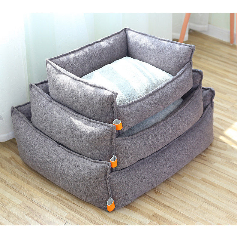 Durable Breathable Rectangle Sleeping Comfortable Pet Bed For Large Medium Small Dogs