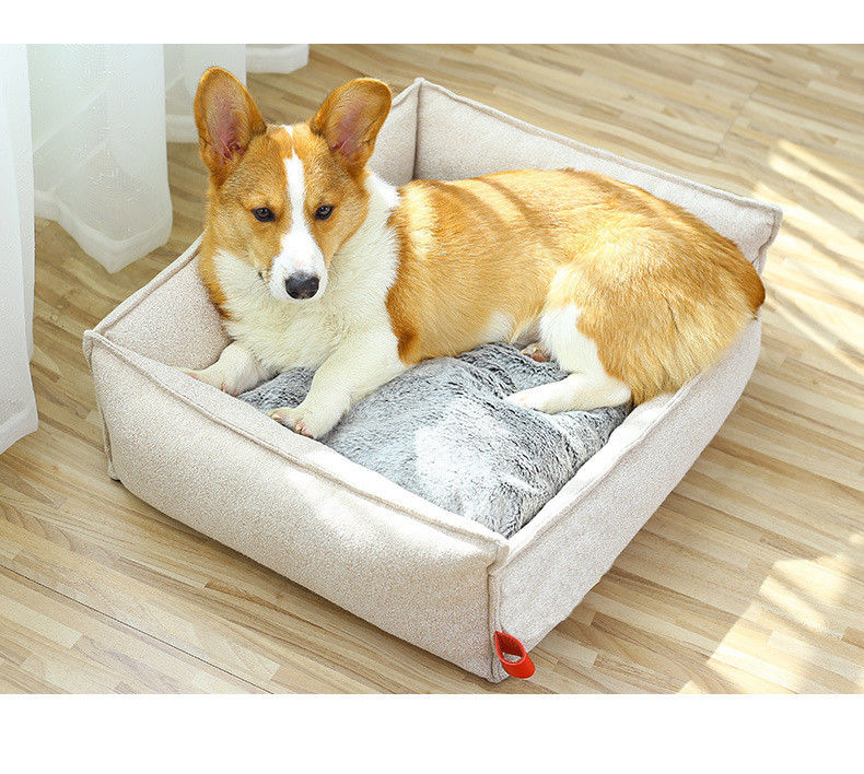 Durable Breathable Rectangle Sleeping Comfortable Pet Bed For Large Medium Small Dogs