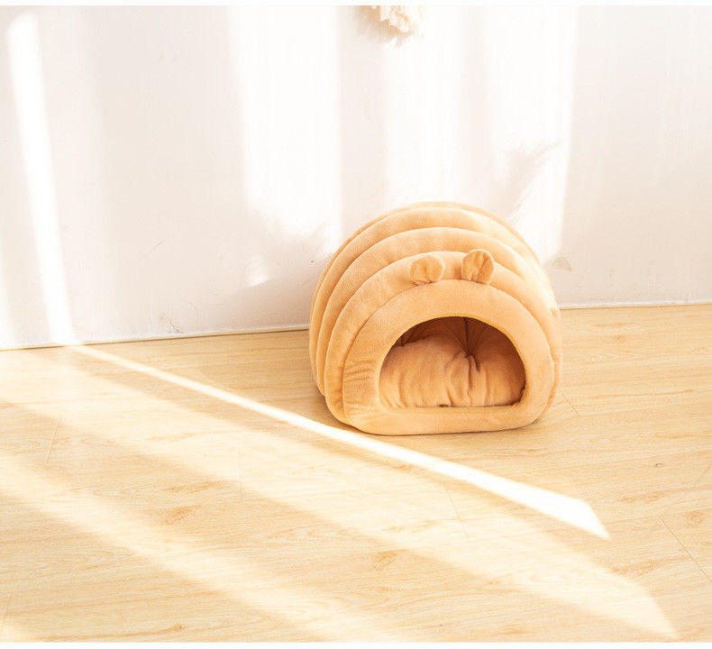 Semienclosed Comfortable Pet Bed Calm Down Sleep Mat Removeable Cover Nest For Cat