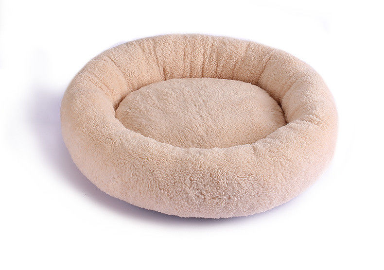 Luxury Plush Soft Round Donut Dog Bed Washable Cushion Sofa 560g For Cat