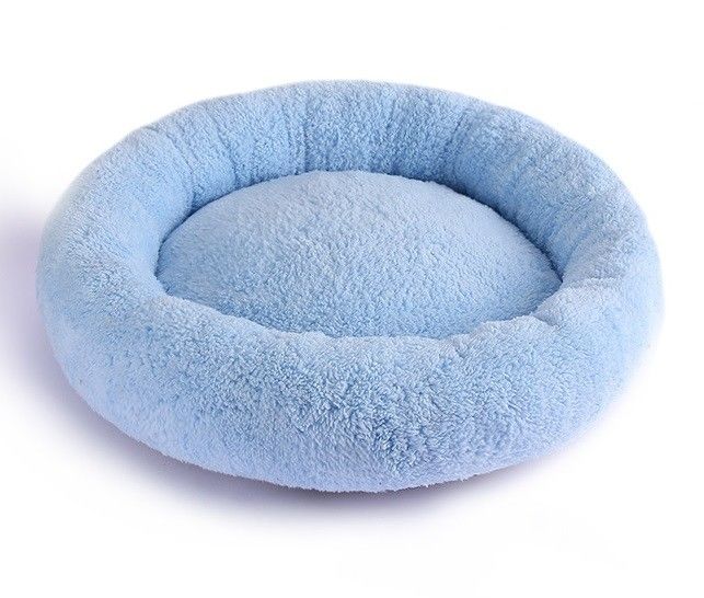 Luxury Plush Soft Round Donut Dog Bed Washable Cushion Sofa 560g For Cat