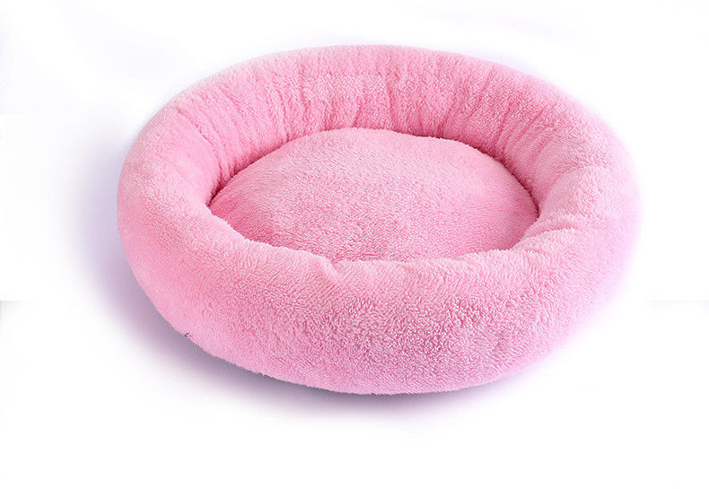 Luxury Plush Soft Round Donut Dog Bed Washable Cushion Sofa 560g For Cat