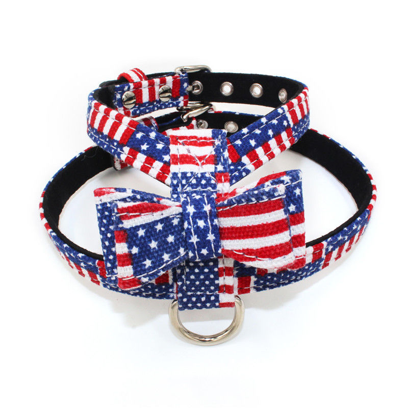 Suede Microfiber Comfortable Collar Leash Harness Set Luxury Chest And Back Suit