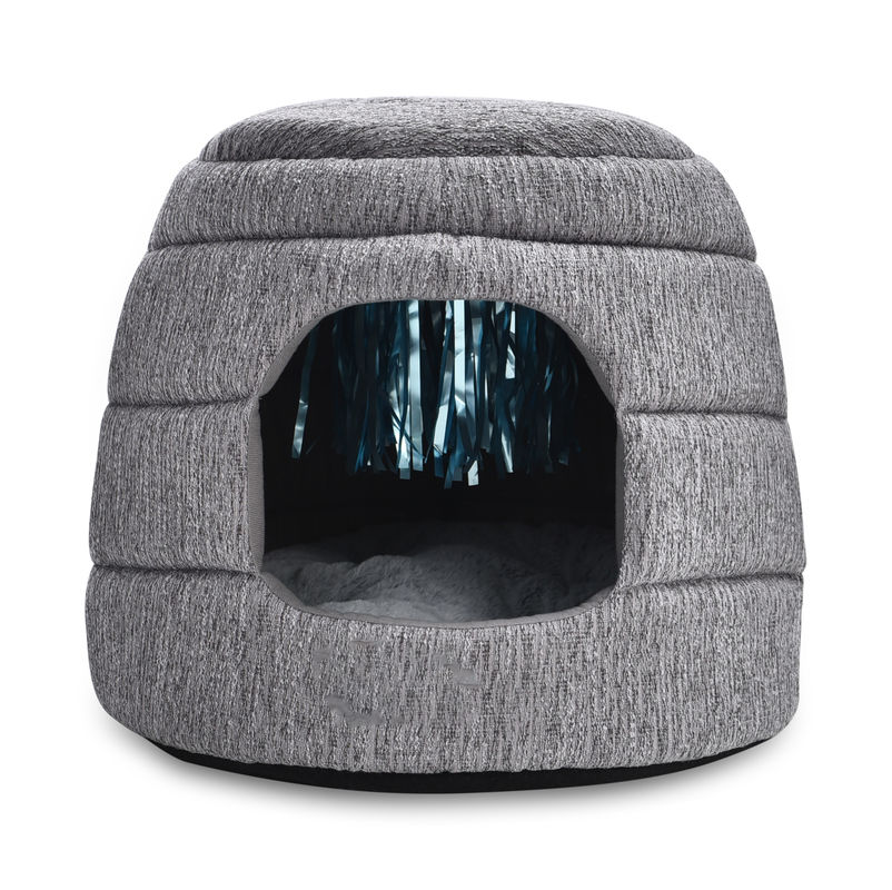 2 in 1 Foldable Cat Bed Sustainable Breathable Animal Cat Tent House Cat Cave Carriers