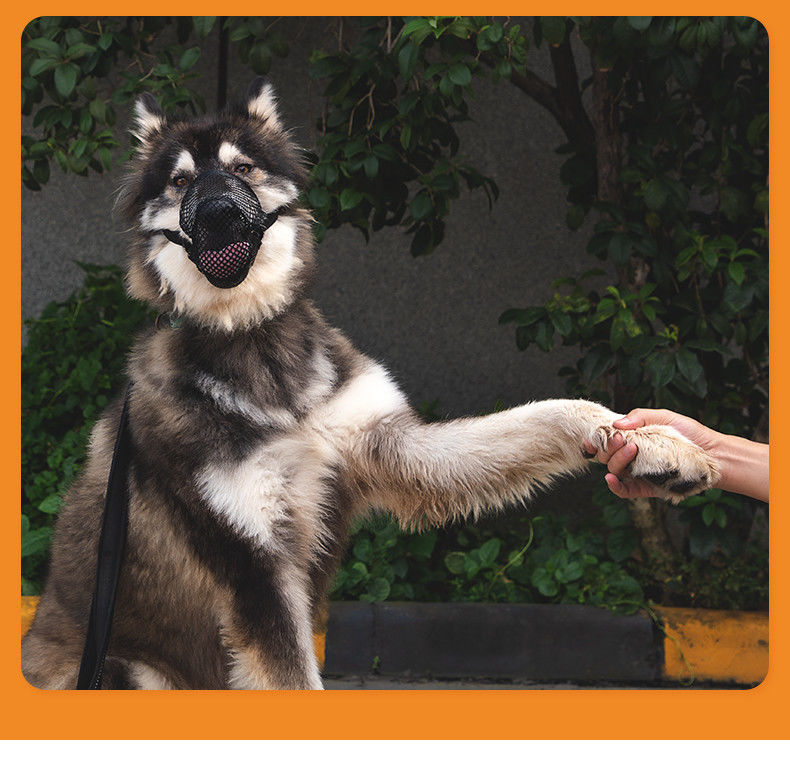 Anti-misfeeding Durable Adjustable High quality Breathable Dog Muzzles Comfortable Dog Mouth Cover