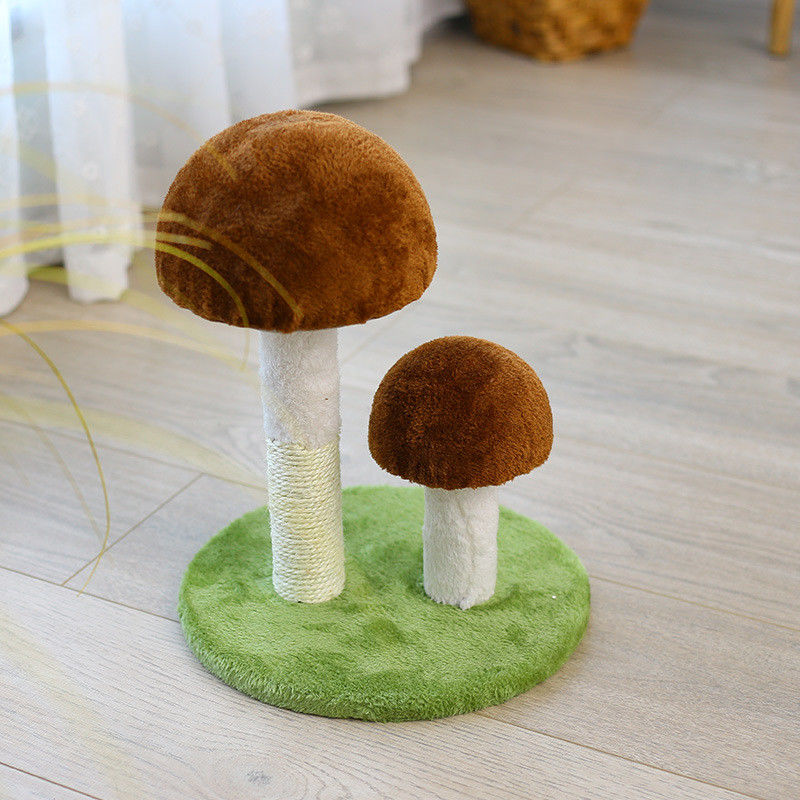Flax Mushrooms Sisal Cat Tree Tower Cat Scratch Post Board S 36*30cm