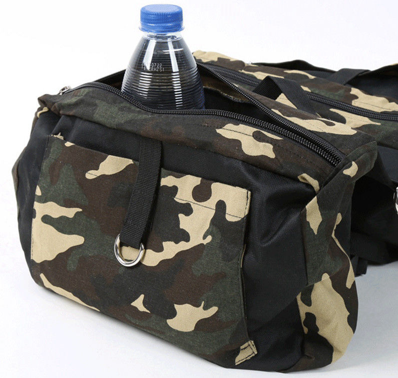 Adjustable Camo Dog Self Backpack Harness Bag Hunting Dog Backpack For Large Dog