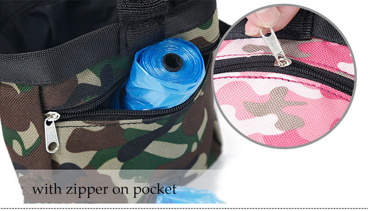 Waterproof Waist Bag Camo Pet Outdoor Accessories Training Dog Snacks Bag