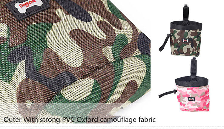 Waterproof Waist Bag Camo Pet Outdoor Accessories Training Dog Snacks Bag