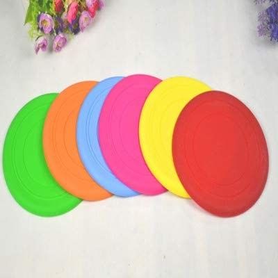 Silica Gel Outdoor Dog Flying Disk Dog Fetch Training Toy