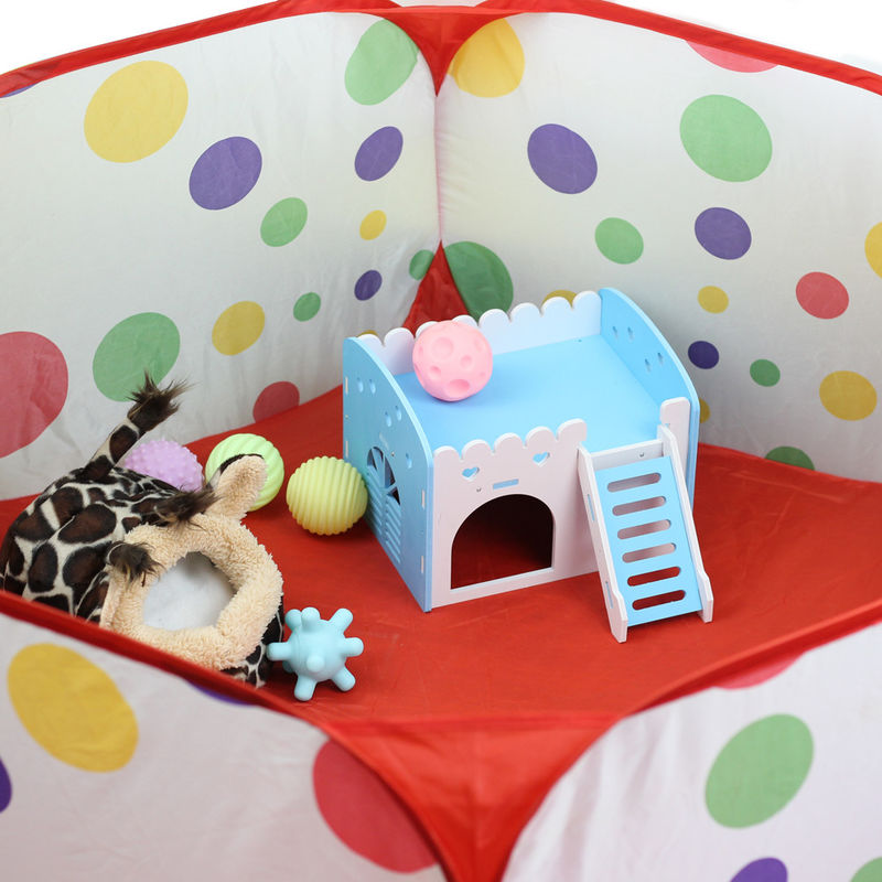 Exercise Yard Nylon Portable Foldable Pet Playpen Small Animal Cage Tent 40X85cm