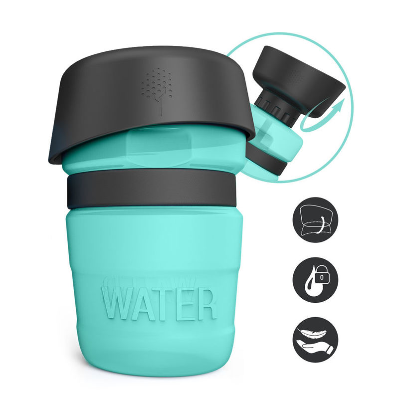 Clamshell Design Leakproof Pet Dog Drinking Squeeze Water Bottle Portable