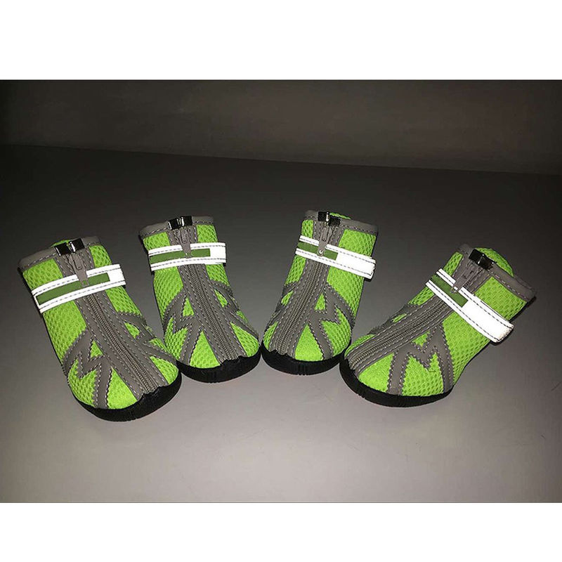 Professional Non Slip Rubber Sole Dog Hiking Shoes Reflective Puppy Hiking Boots