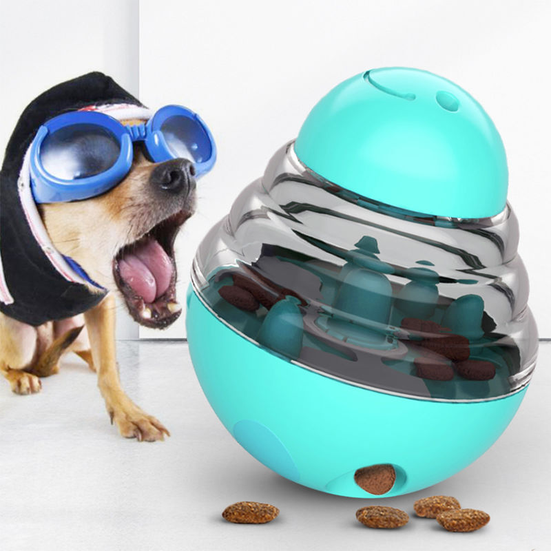 Pet Food Container Slow Feeder Puppy Bowl Puzzle Food Bowl Dog &amp; Cat Toy 	10*10*12.5cm