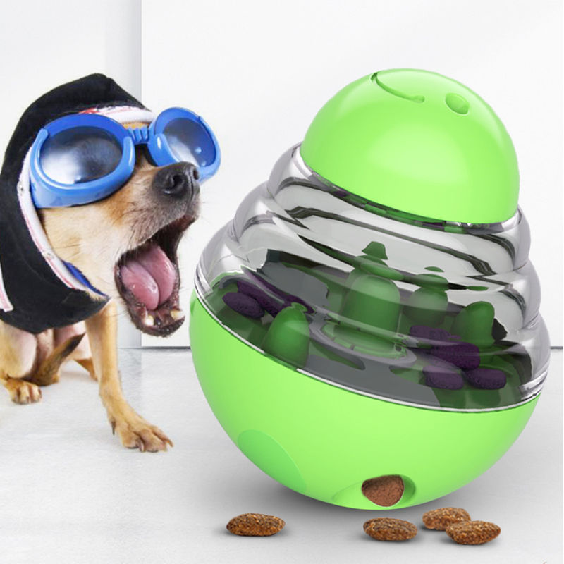 Pet Food Container Slow Feeder Puppy Bowl Puzzle Food Bowl Dog &amp; Cat Toy 	10*10*12.5cm