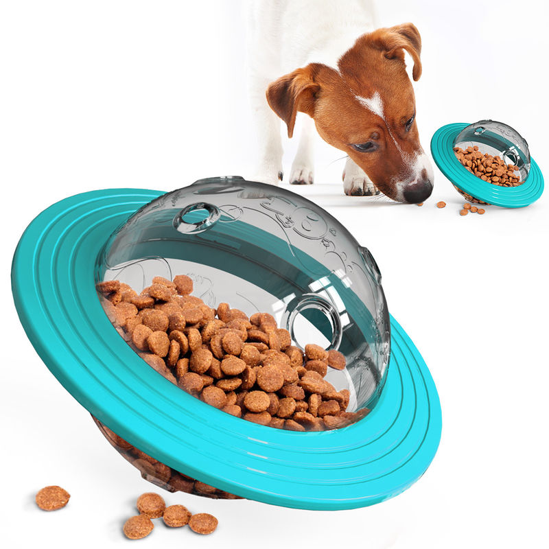 Planet Dog Treat Dispenser Toy IQ Food Slow Feeder Ball Interactive  13.5*15 *12cm