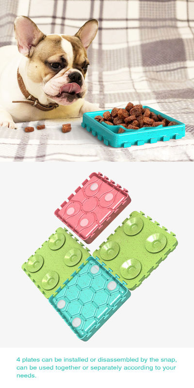 4 In 1 Silicone Fun Interactive Slow Pet Water And Food Dispenser Dog Food Bowl Lick Mat