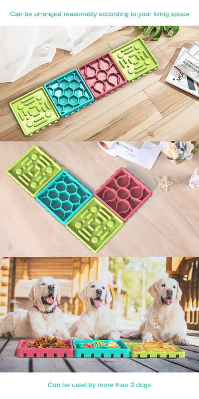 4 In 1 Silicone Fun Interactive Slow Pet Water And Food Dispenser Dog Food Bowl Lick Mat