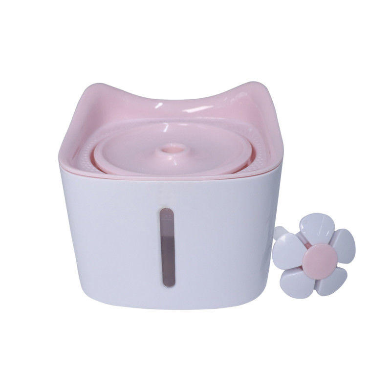 Two Patterns Pet Water And Food Dispenser 1.8L For Cats And Dog Food Water Dispenser
