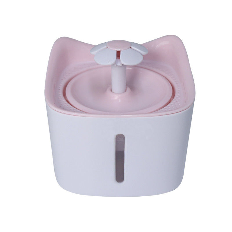 Two Patterns Pet Water And Food Dispenser 1.8L For Cats And Dog Food Water Dispenser