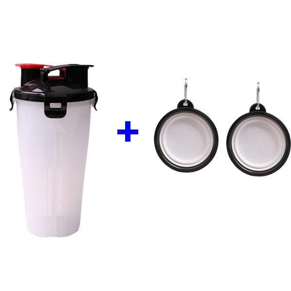 Hallupets Portable Pet Travel Leak Proof Dog Water Bottle For Hiking Walking