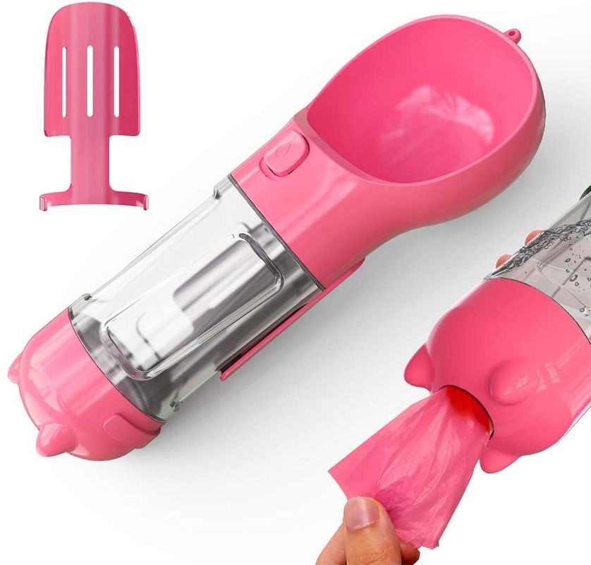 500ML Portable Dogs Travel Water Bottle Cup Dispenser Pet Drinking Bowl