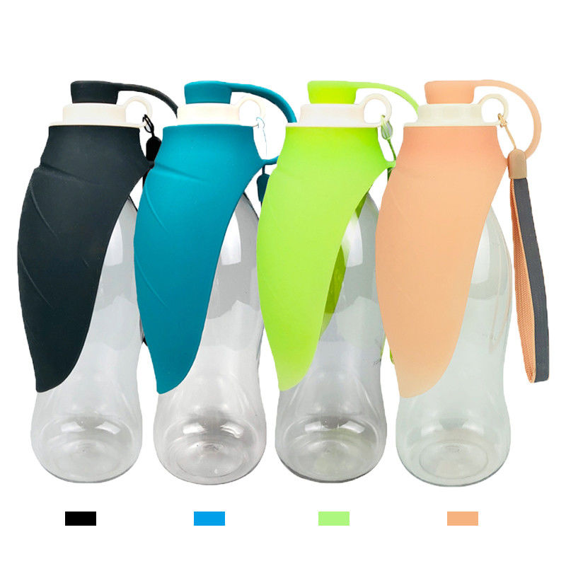 Portable Silicone Dog Water Bottle With Collapsible Bowl