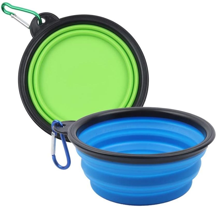 TPE Foldable Travel Dog Collapsible Bowl Expandable For Pet Cat