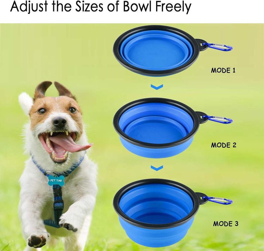 Lightweight Portable Dog Collapsible Bowl for Outdoor Water Food Feeding