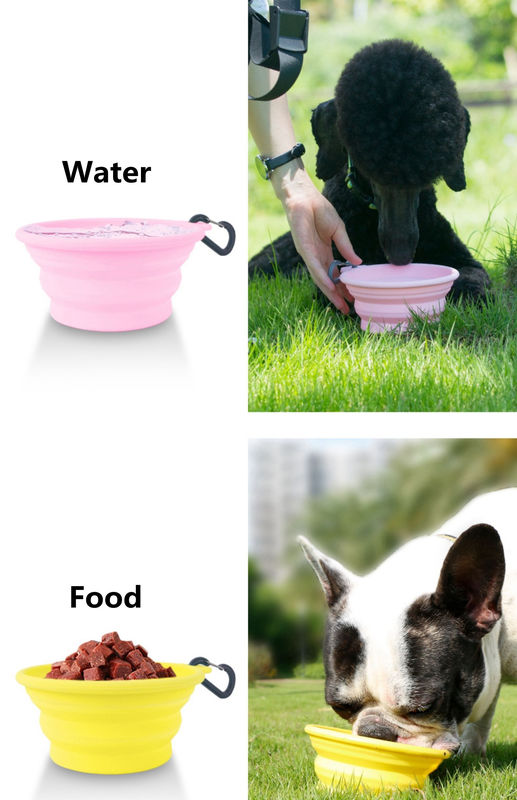 Outdoor Silicone Travel Water Bowl For Dogs Cat Dog Food And Water Bowl