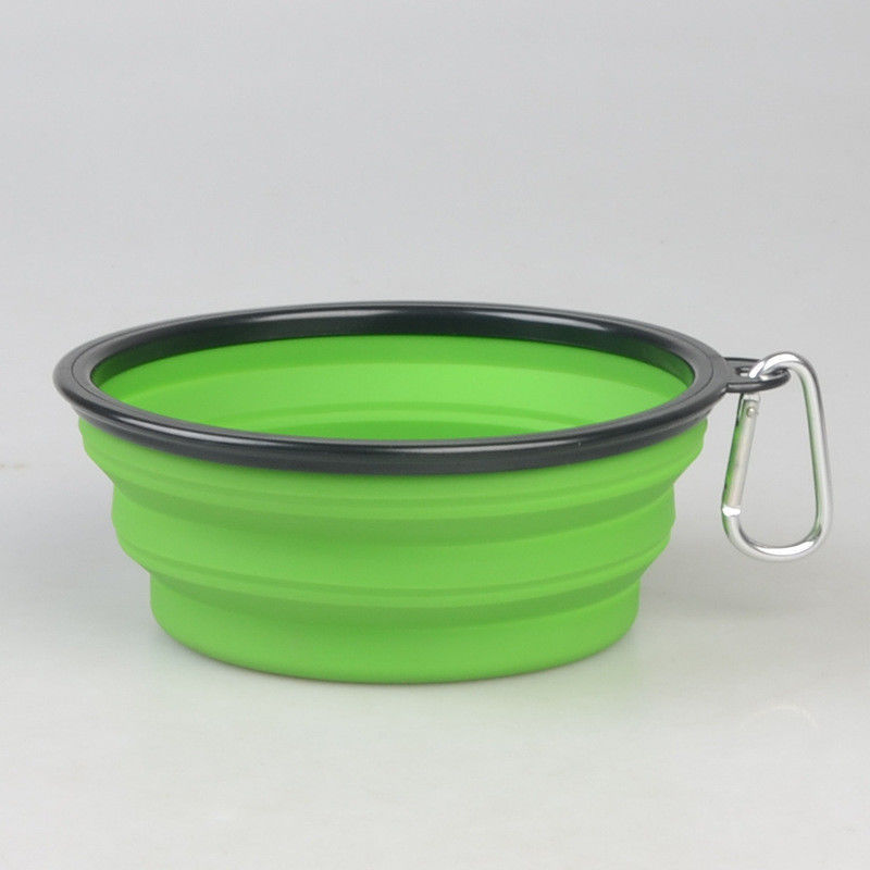 Outdoor ABS Silicone Dog Bowl Collapsible For Travel Dog Bowl Portable