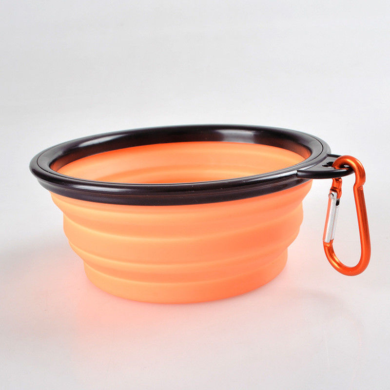 Outdoor ABS Silicone Dog Bowl Collapsible For Travel Dog Bowl Portable