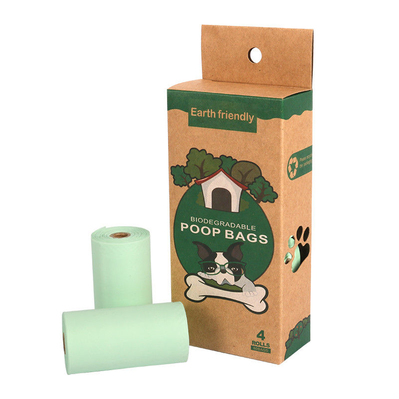 Corn Starch PLA PBAT Leak Proof Biodegradable Dog Poop Bags For Pets
