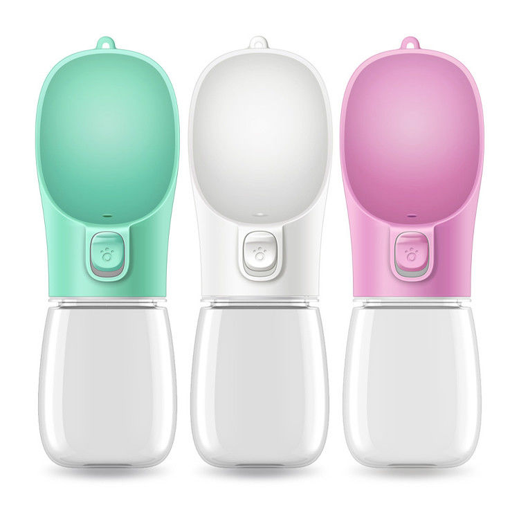 Leak Proof PP Bowl Dogs Travel Water Bottle With 19oz