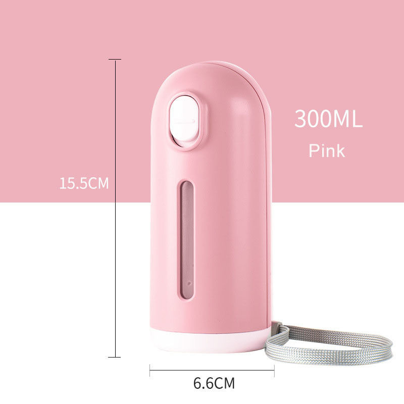 300ml 10 Oz Small Portable Travel Dog Water Bottle Of Sliding Cover Fall Proof Fountains