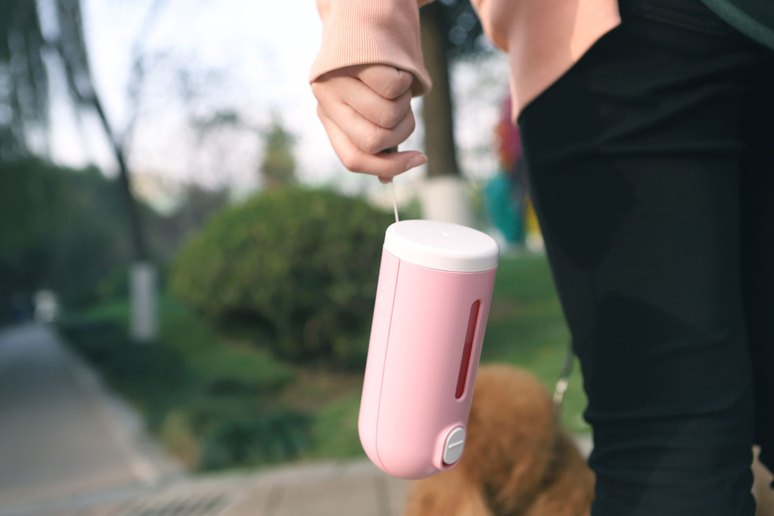 Pink Foldable Dog Water Bottle Dispenser Small Dog Mini Portable pet Kettle