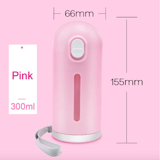 Pink Foldable Dog Water Bottle Dispenser Small Dog Mini Portable pet Kettle