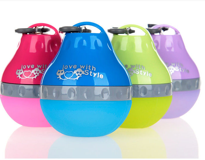 Food Silicone Dog Water Bottle 7 Oz 14 Oz Love Style For Small Pets