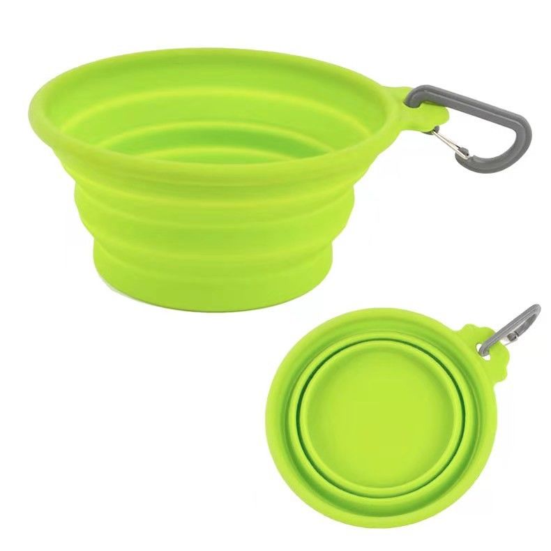 BSCI Silicone Dog Bowl Slow Feeders Collapsible Foldable Dog Bowl