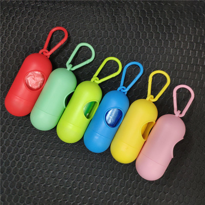 Portable Silicone Dog Outdoor Poop Bag Dispenser Litter Trash Box Dog Poop Bag Holder