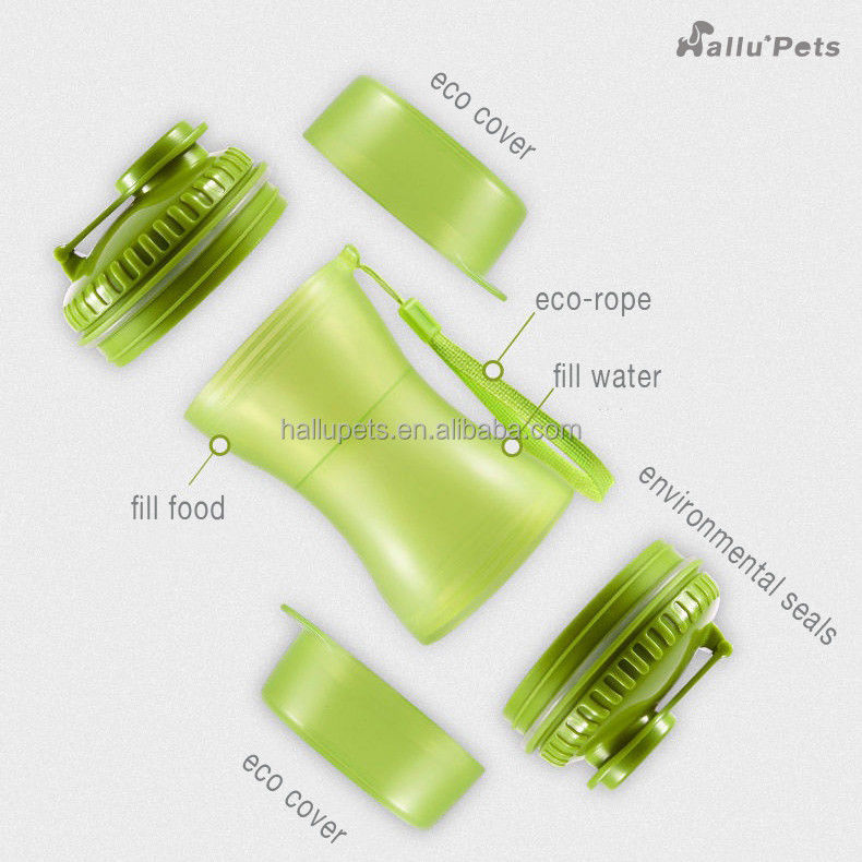 2 In 1 Pets Food Container Factory With Pop Bag Dispenser