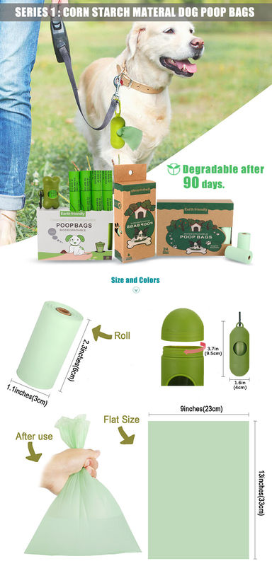 Cat Dog Poop Bag Dispenser 100% Biodegradable
