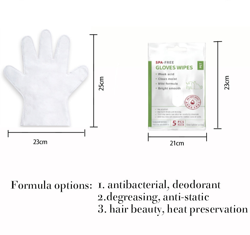Eye Ear Teeth Fingers Pet Disposable Non Woven Gloves Convenient Cleaning Wipes