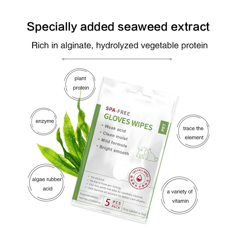 Eye Ear Teeth Fingers Pet Disposable Non Woven Gloves Convenient Cleaning Wipes