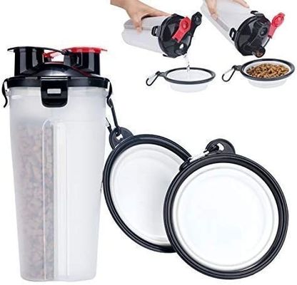 Hallupets Portable Pet Travel Leak Proof Dog Water Bottle For Hiking Walking